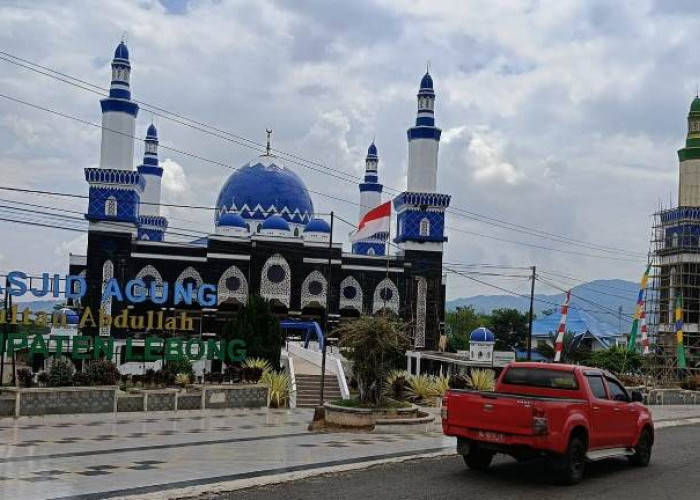 Rehab Masjid Agung Sultan Abdullah Lebong Telan Anggaran Rp 3,2 Miliar