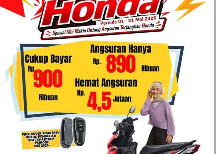 Promo Semangat Honda Mei 2026, Angsuran Honda Beat Sporty Mulai Rp890 Ribu