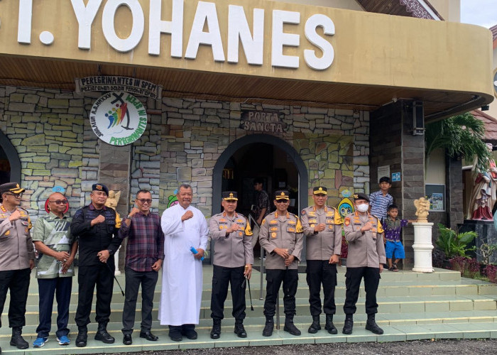 Pengamanan Ketat, Ibadah Natal 2025 di Kota Bengkulu Berlangsung Aman