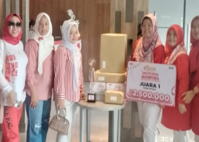 Harumkan Bengkulu, IKWI Provinsi Bengkulu Juara Pertama Lomba Masak Kreasi Rasa Nusantara di Porwanas Kalsel