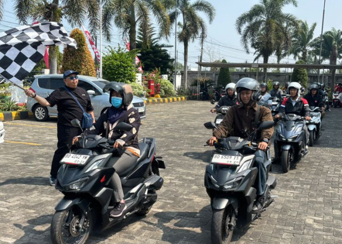 Rolling City Honda Bengkulu Meriahkan Hari Pelanggan Nasional, Safety Riding Jadi Sorotan