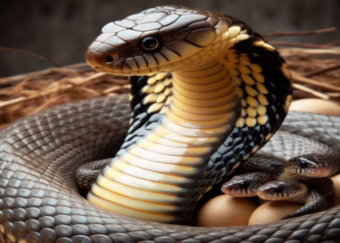 5 Perilaku Unik Ular King Cobra Merawat Sarang dan Telurnya, Beda dengan Ular Lain