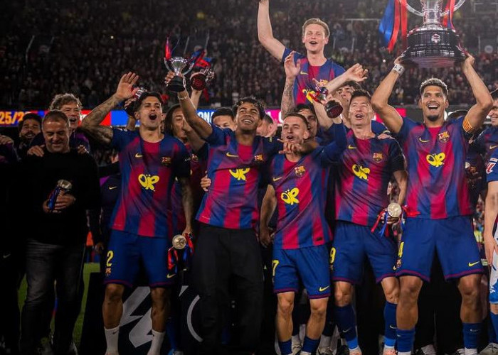 Kunci Gelar Juara Lebih Awal, Barcelona Tumbangkan Real Madrid di Camp Nou