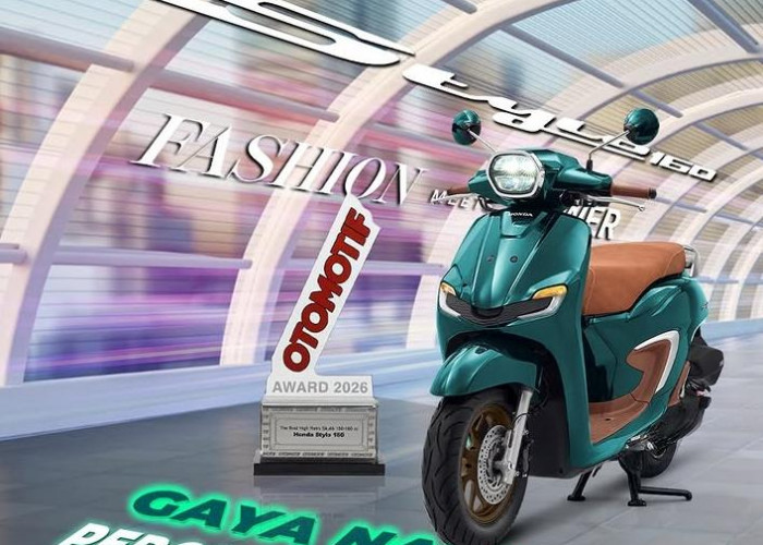 Honda Stylo 160 Raih Otomotif Award 2026, Skutik Premium Bergaya yang Makin Percaya Diri