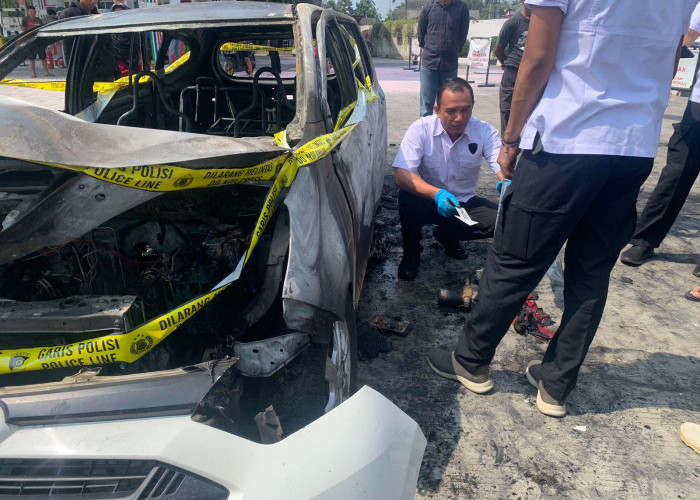 Kronologi Detik-detik Mobil Terbakar di SPBU Depan Benmall Bengkulu, Ini Identitas Pemilik