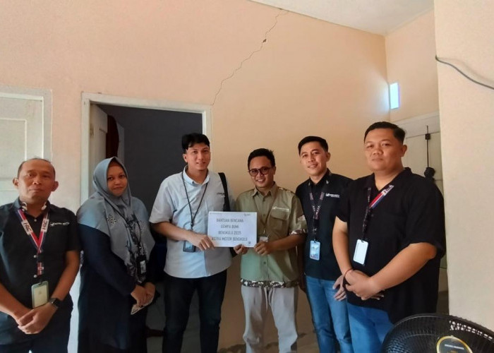 Solidaritas dan Kepedulian Astra Motor Bengkulu, Berikan Santunan untuk Karyawan Terdampak Gempa Bumi