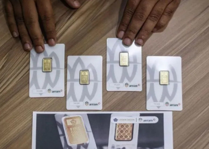 Harga Emas Antam Hari Ini Turun Rp14.000, Kini Rp2.940.000 per Gram