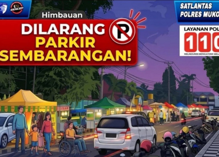 Parkir Bundaran Kota Mukomuko Bakal Ditertibkan, Pemkab Bisa Raup PAD dari Kendaraan
