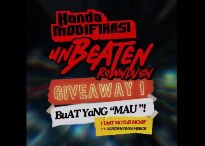 Raih Kesempatan Memenangkan Honda BeAT Modif, Pemenang Diumumkan 28 Agustus 2024