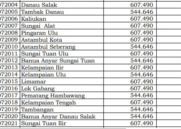 Rincian Dana Desa 2024 Banjar 2, Kalimantan Selatan! Simak Jawabannya di Sini 