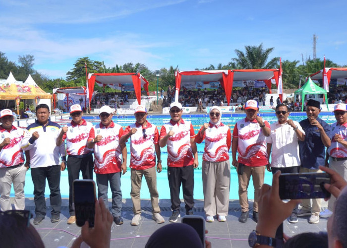 Kejurprov Renang 2026 Bengkulu Dibuka, Pemprov Dorong Kolam Bertaraf Nasional