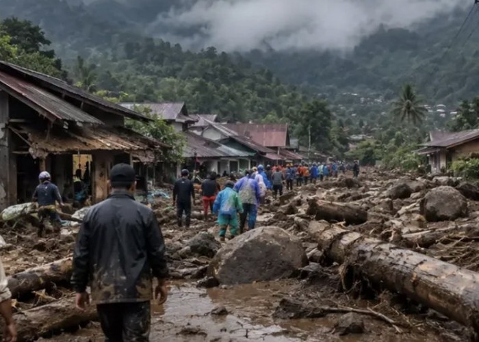 Hujan Lebat Picu Banjir Bandang Solok, 4 Warga Terluka