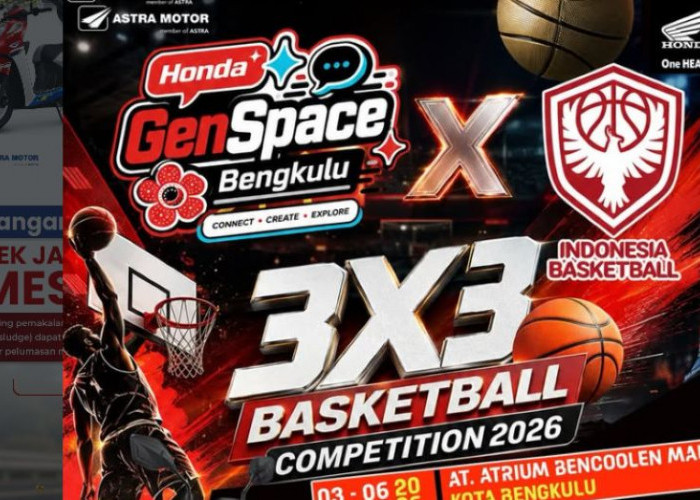 Honda Gen Space Bengkulu Gelar 3X3 Basketball Competition 2026, Ada Promo Vario 160