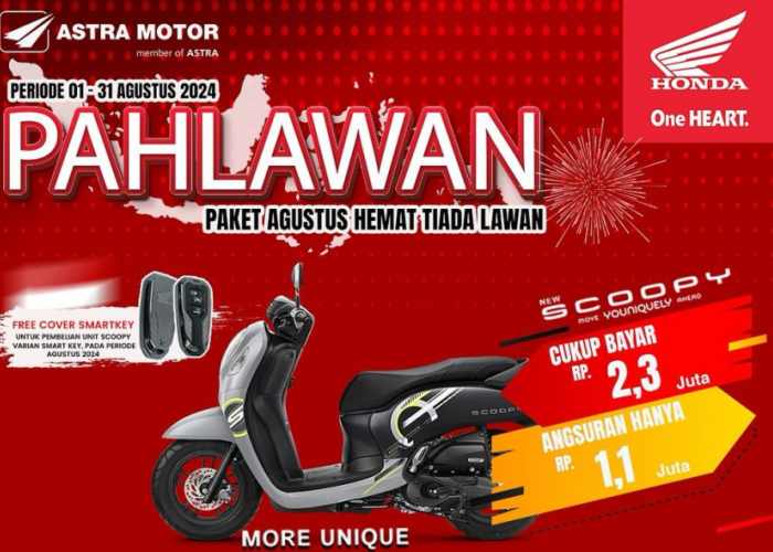 Paket Agustus Hemat Tiada Lawan dari Astra Motor Bengkulu, Ini Keuntungan Beli Honda Scoopy dan Vario 125