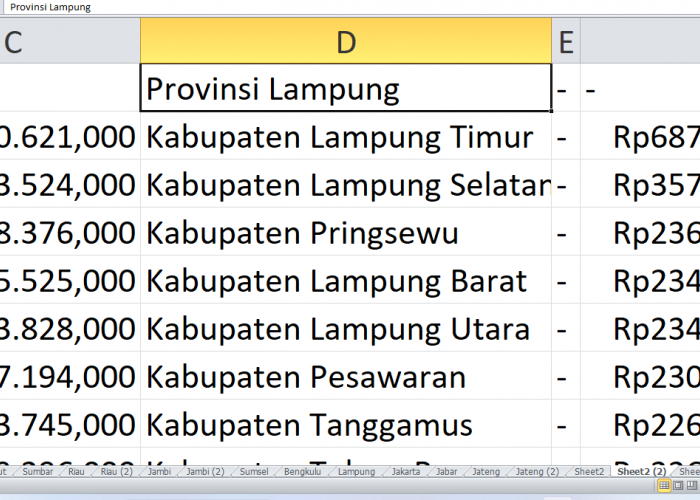 DAK SD dan SMP untuk Kabupaten dan Kota di Provinsi Lampung Tahun 2025, Ini Rinciannya