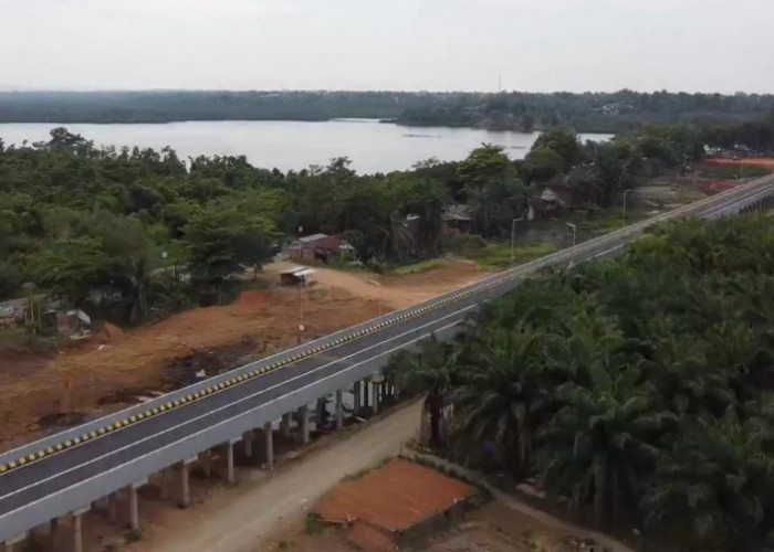Jembatan Elevated Danau Dendam Tak Sudah Diresmikan, Langsung Diuji Coba