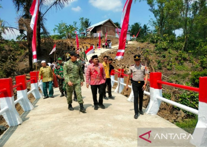 Kodim 0409 Bangun 12 Jembatan di 3 Kabupaten, 8 Titik Sudah Rampung