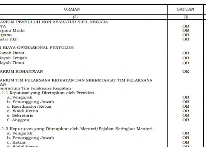 PMK Terbaru Atur Honor Tim Pelaksana Kegiatan 2026, Tim Bentukan Presiden Tertinggi Rp2,5 Juta