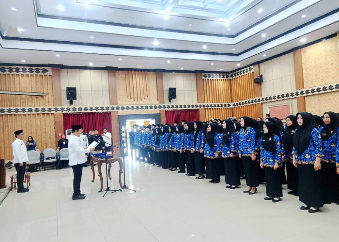 164 ASN Pemprov Bengkulu Resmi Dilantik, Sekda Ingatkan Etika Bermedia Sosial dan Profesionalisme