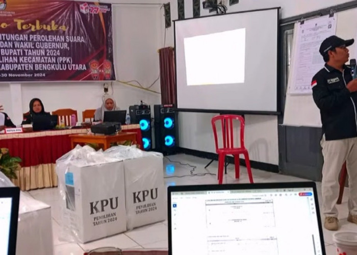 KPU Bengkulu Utara Sukses Tuntaskan Rekapitulasi Kecamatan, Siap Gelar Pleno Tingkat Kabupaten