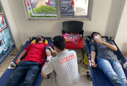 Donor Darah Gelaran Astra Motor Bengkulu Kumpulkan 21 Kantong Darah