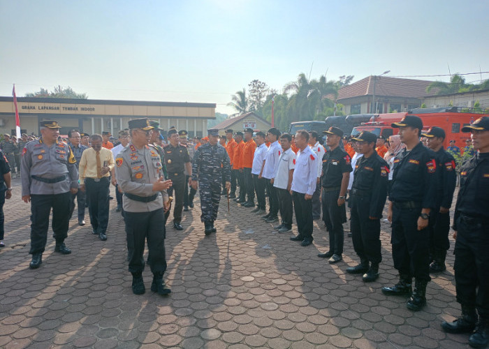 Polda Bengkulu Gelar Apel Pasukan Operasi Mantap Praja untuk Amankan Pemilukada 2024, 9556 Personil Disiagakan