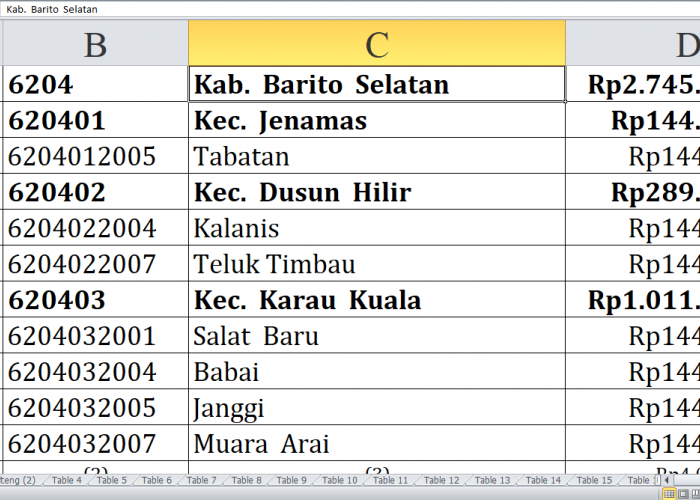 Desa di Kabupaten Barito Selatan, Barito Utara, Katingan, dan Seruyan, Kalimantan Tengah, Raih Dana Insentif D