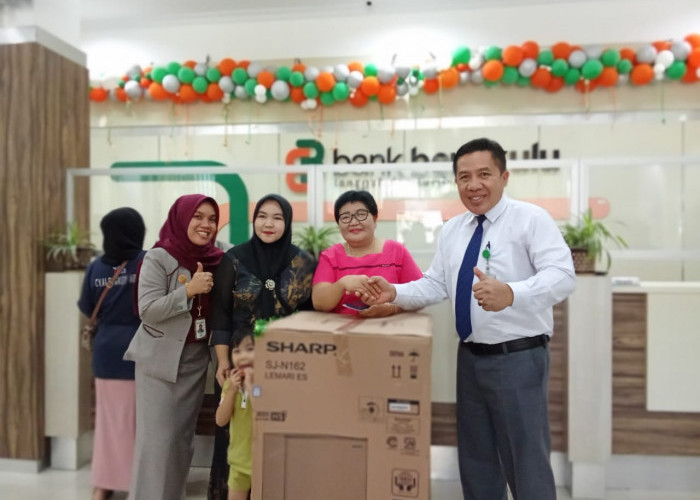 Bank Bengkulu Cabang Curup Serahkan Hadiah ke Pemenang, Momen HUT Kota Curup