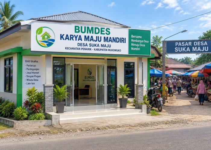 DBH Pajak Rp57,5 Juta Belum Cair, Pembangunan Gedung BUMDes Suka Maju Terancam Batal