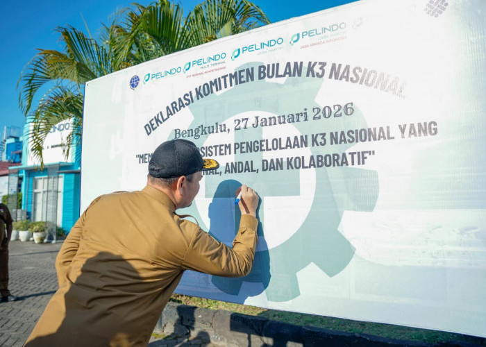 Peringatan Bulan K3 Nasional 2026, Pemprov Bengkulu Imbau Perusahaan Tingkatkan Keselamatan Kerja