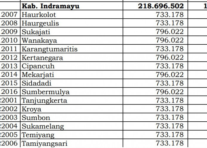 Simak Rincian Dana Desa 2024 Indramayu 1, Jawa Barat! 186 Desa 1 Miliar