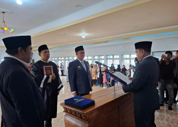 Dilantik Jadi Sekda Lebong, Syarifudin Tegaskan Tak Bayar Mahar Jabatan