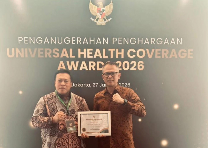 Cakupan JKN 100 Persen, Mukomuko Raih Penghargaan UHC Award 2026 dari BPJS Kesehatan