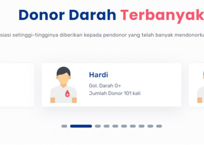Wow! Ini Dia, 10 Orang Terbanyak Sumbangkan Darah di Kota Bengkulu: Sampai 100 Kali Donor