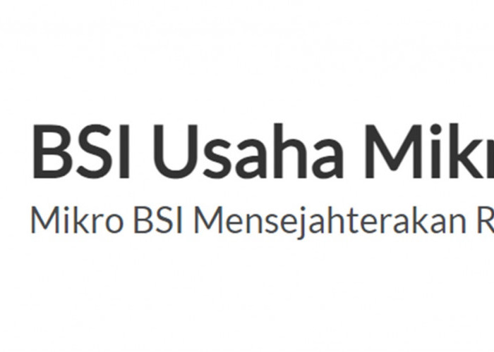 BSI Usaha Mikro, Limit Rp 200 Juta untuk Modal Kerja, Investasi dan Konsumtif