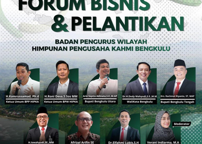 HIPKA Bengkulu Gelar Forum Bisnis, Perkuat Investasi dan Lahirkan Peluang Usaha Baru