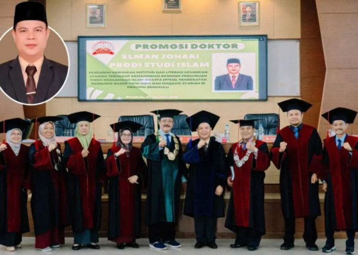 Dari Desa di Bengkulu Utara hingga Kandidat Doktor, Ini Kiprah Elman Johari di Dunia Ekonomi Syariah