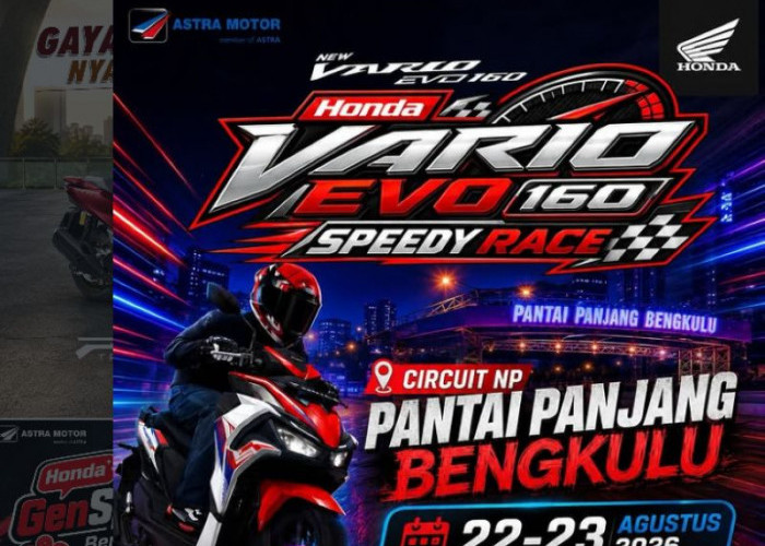 Honda Vario Evo 160 Speedy Race Digelar di Bengkulu, Adu Cepat di Pantai Panjang