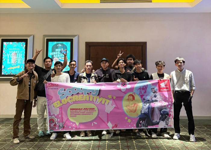 Astra Motor Bengkulu Gelar Scoopy Velocreativity, Pererat Soliditas Komunitas S.O.B