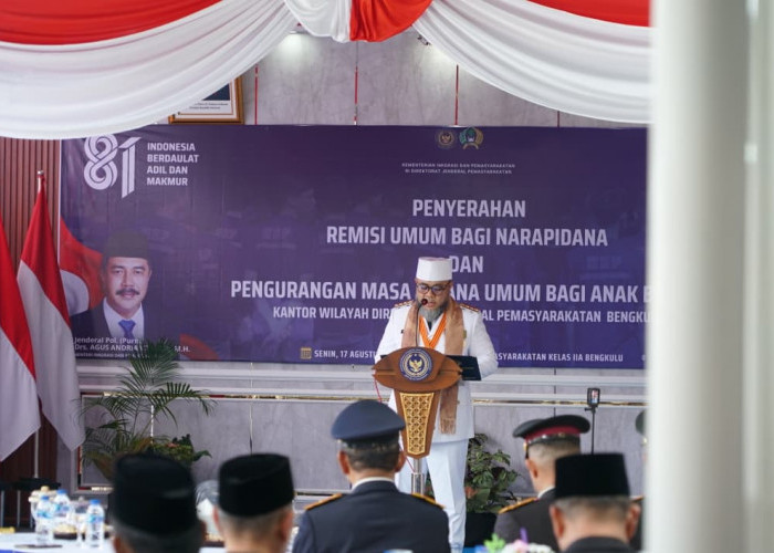 Di Balik Jeruji, 1.711 Warga Binaan Bengkulu Dapat Hadiah Kemerdekaan