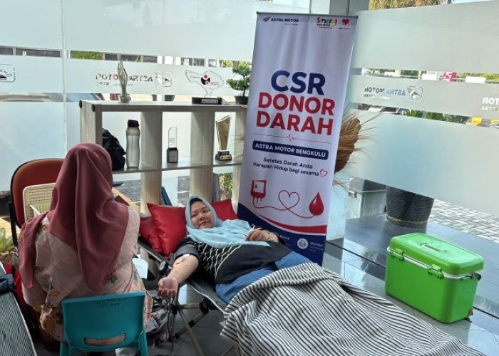 Hari Pelanggan Nasional 2026, Astra Motor Bengkulu Gelar CSR Donor Darah untuk Sesama