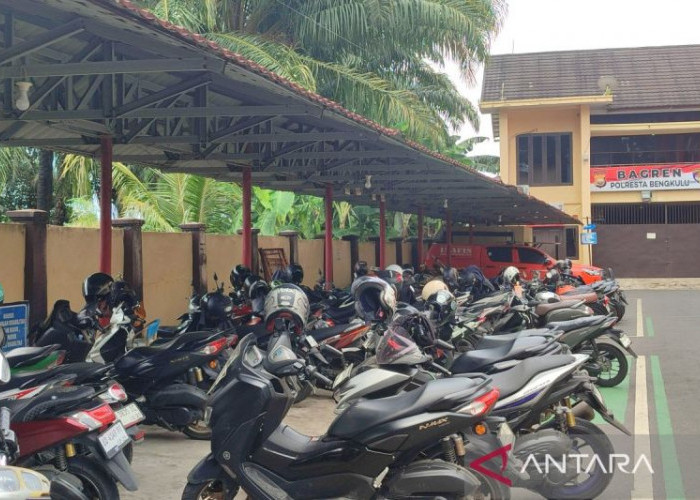 48 Motor Berknalpot Brong Ditindak, Polresta Bengkulu Tahan Kendaraan hingga Knalpot Diganti