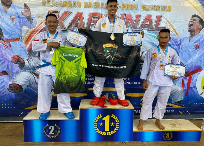 Tampil Gemilang, Prajurit Korem 041/Gamas Sabet Tiga Medali di KARDINAL CUP III 2026