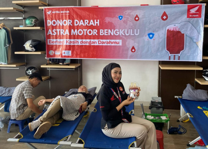Astra Motor Bengkulu Gelar Donor Darah Rutin, Wujud Nyata Sinergi Bagi Negeri