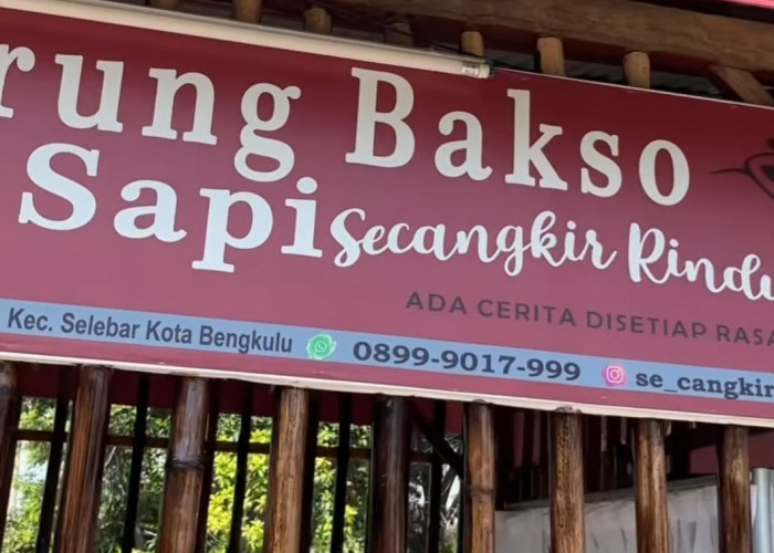 Nikmati Sensasi Bakso Telur Asin Pertama di Bengkulu, Hanya di Secangkir Rindu