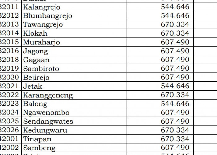 Rincian Dana Desa 2024 Blora 2, Jawa Tengah! Simak Jawabannya di Sini 