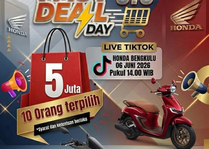 Astra Motor Bengkulu Gelar FAST DEAL 6.6 DAY, Hadiah Total Rp5 Juta Menanti Penonton Live TikTok