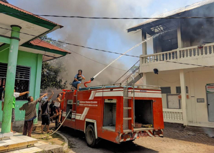 Awal Tahun, 4 Kebakaran Melanda Bengkulu Selatan Akibat Korsleting Listrik