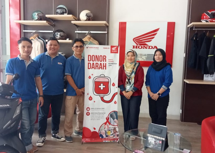 Astra Motor Bengkulu Dukung Ketersediaan Stok Darah Melalui Kegiatan Donor Darah