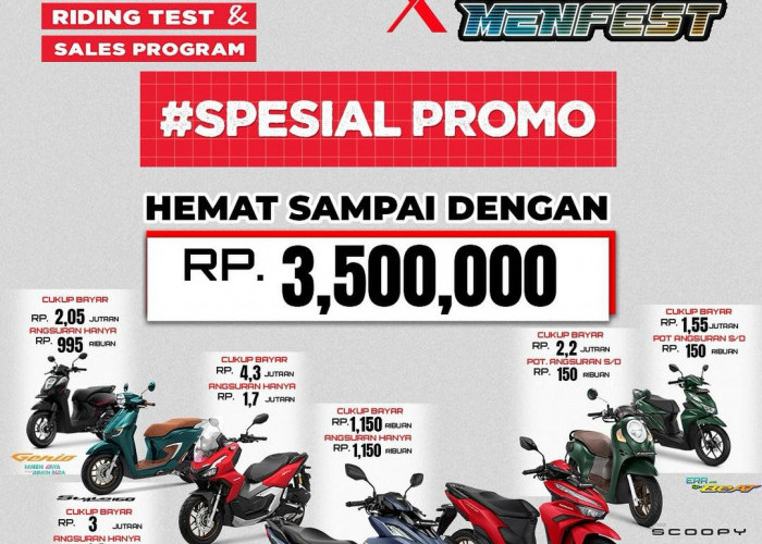 Ini Daftar Lengkap Promo Spesial di Honda AT Family Day Sport Center Pantai Panjang